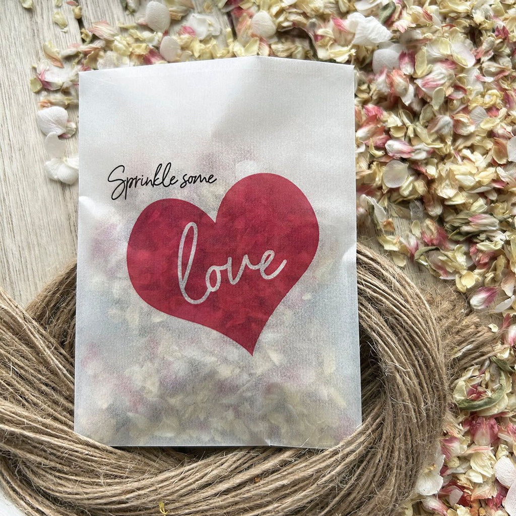 Confetti Packets - Sprinkle Some Love Design 2 | Confetti Packets ...