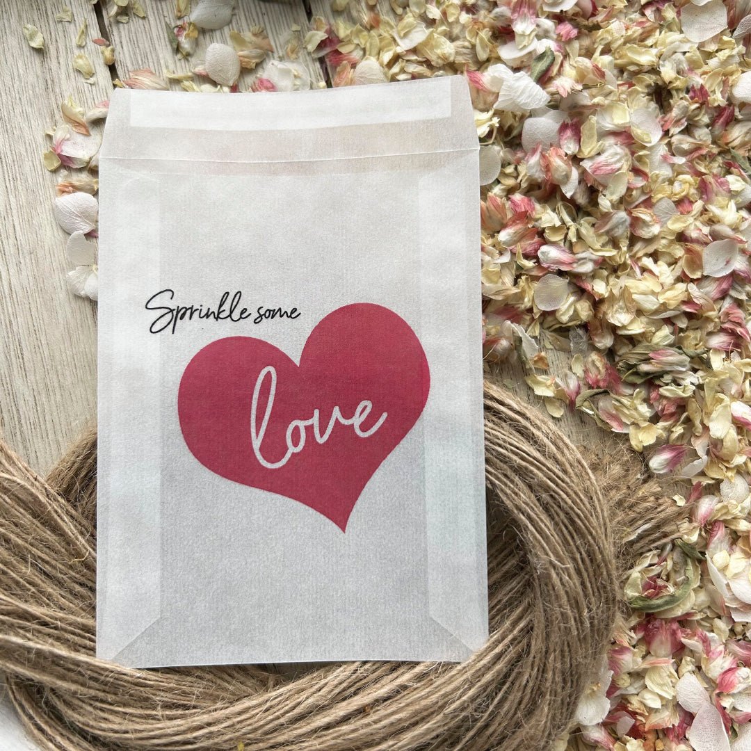 Confetti Packets - Sprinkle Some Love Design 2 | Confetti Packets ...