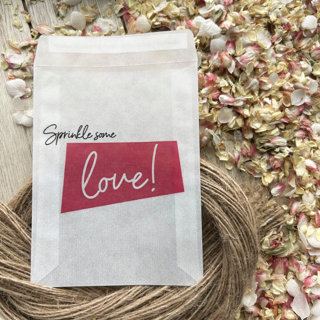 Confetti Packets - Sprinkle Some Love Design 3 - Confetti Bee