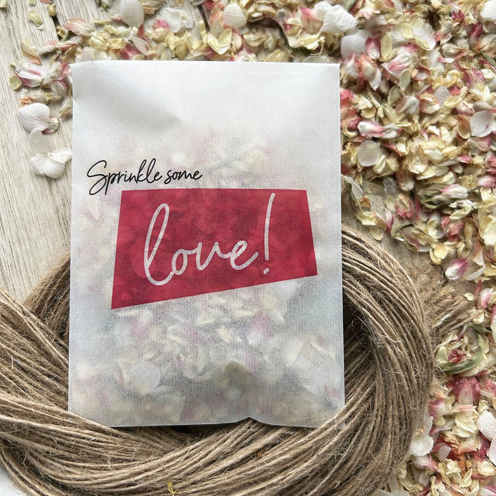 Confetti Packets - Sprinkle Some Love Design 3 - Confetti Bee