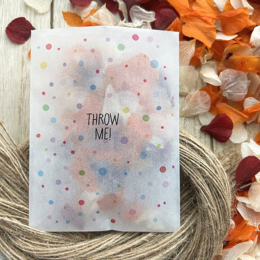 Confetti Packets - Throw Me Design 12 - Confetti Bee