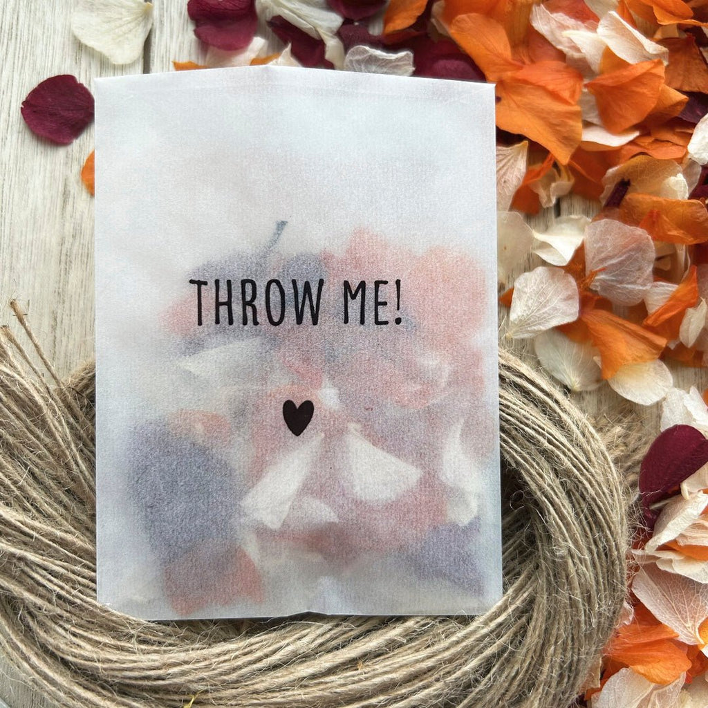 Confetti Packets - Throw Me Design 6 - Confetti Bee