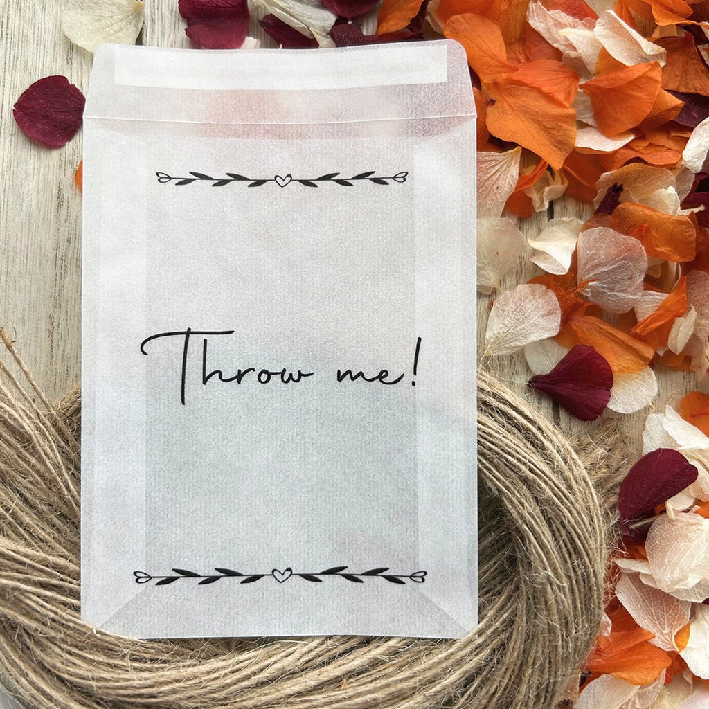 Confetti Packets - Throw Me Design 9 - Confetti Bee