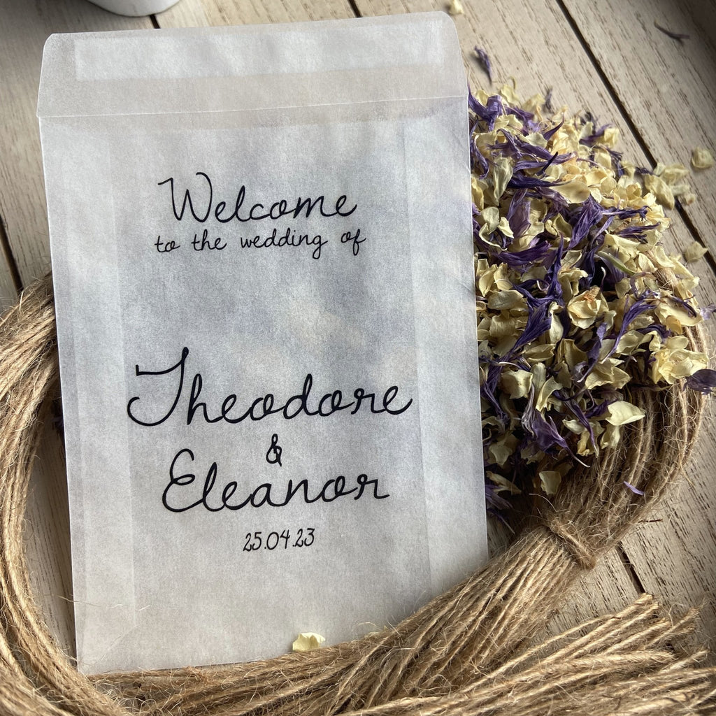 Confetti Packets - Welcome Design 1 - Confetti Bee