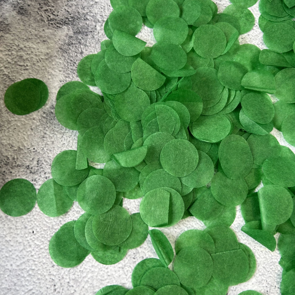 Emerald Paper Confetti - Confetti Bee