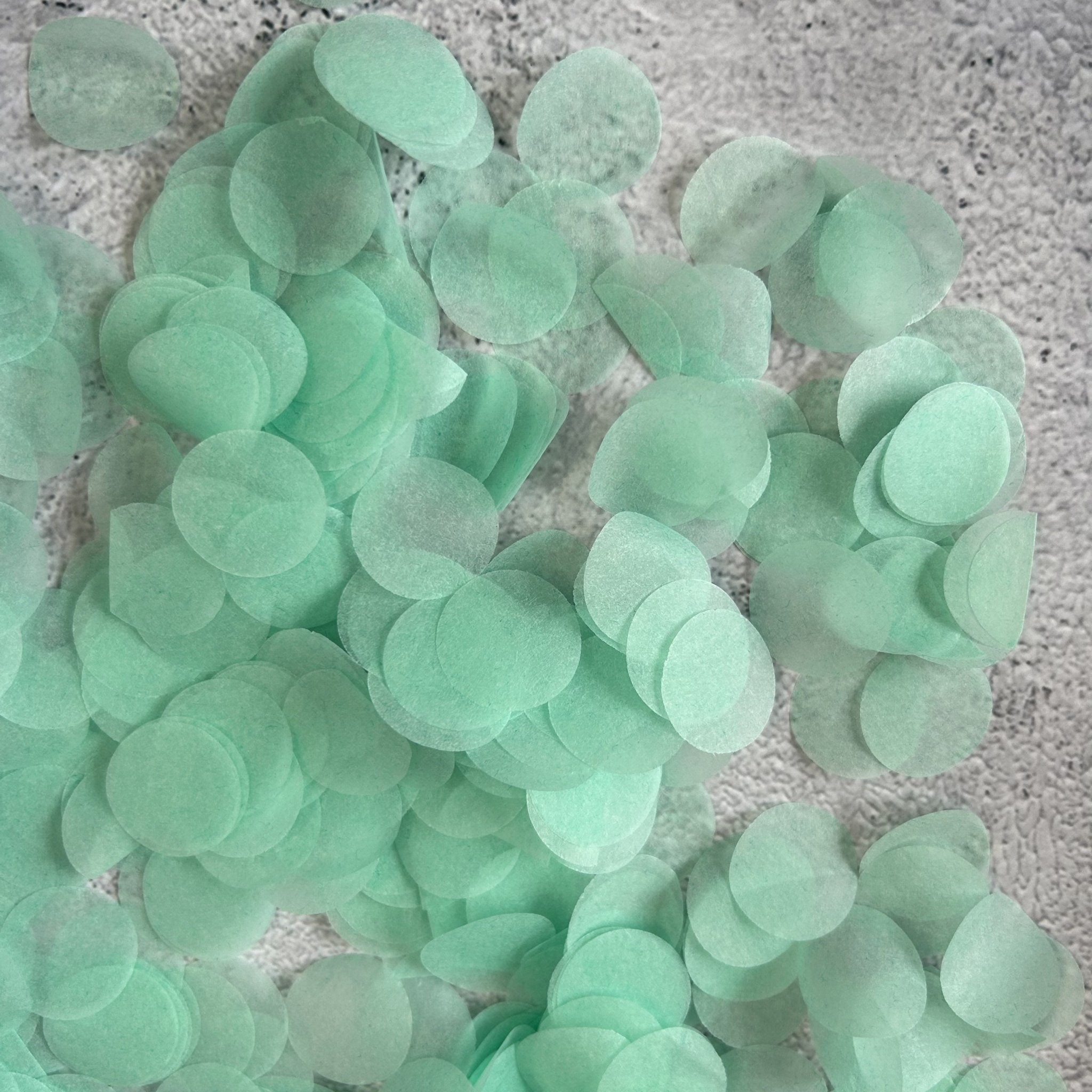 Mint Green Paper Confetti, Biodegradable Paper Confetti