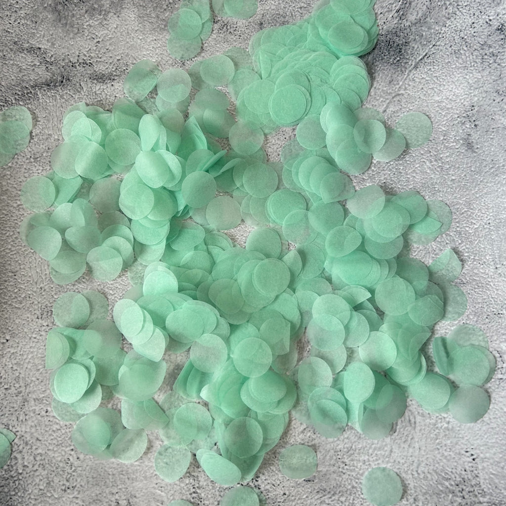 Mint Green Paper Confetti - Confetti Bee