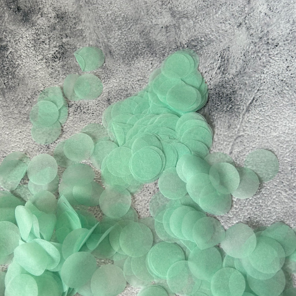 Mint Green Paper Confetti - Confetti Bee