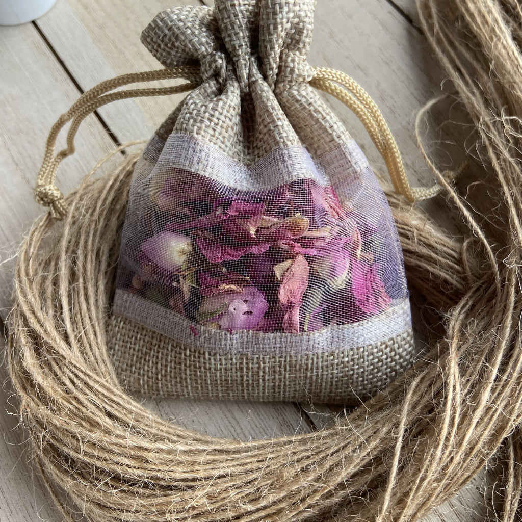 Natural Hessian Confetti Bag - Confetti Bee