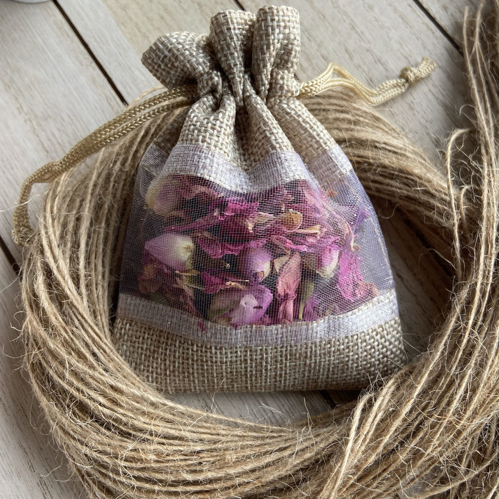 Natural Hessian Confetti Bag - Confetti Bee