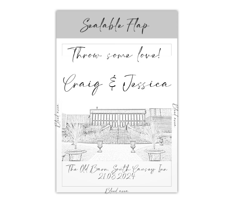 Personalised Confetti Packet - Online Designer - Confetti Bee