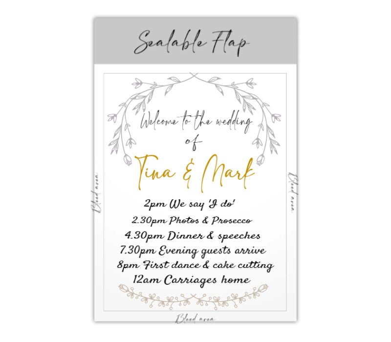 Personalised Confetti Packet - Online Designer - Confetti Bee