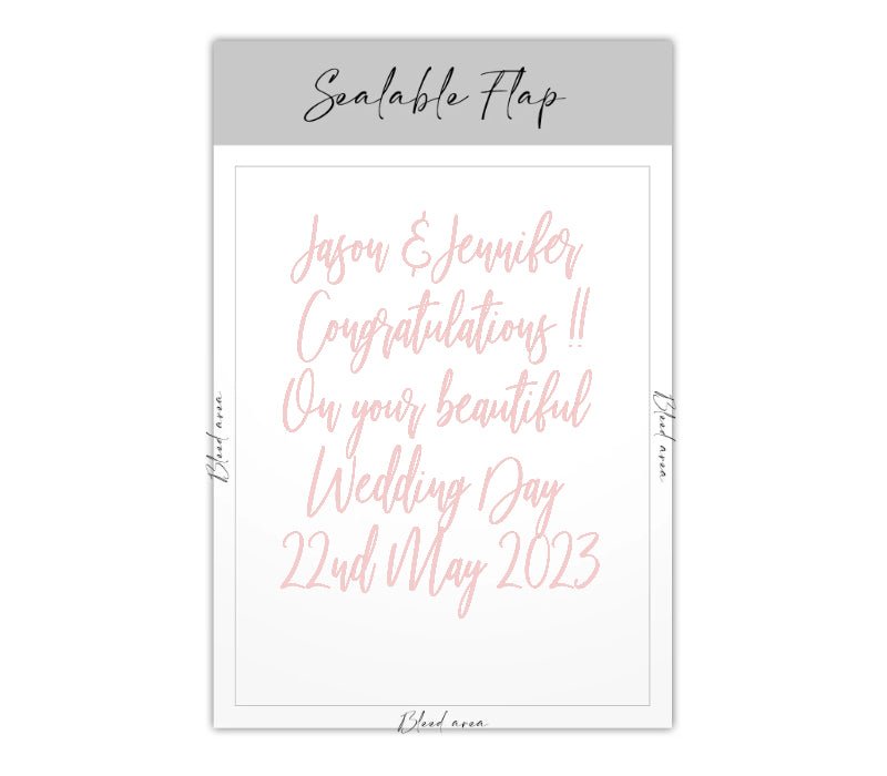 Personalised Confetti Packet - Online Designer - Confetti Bee