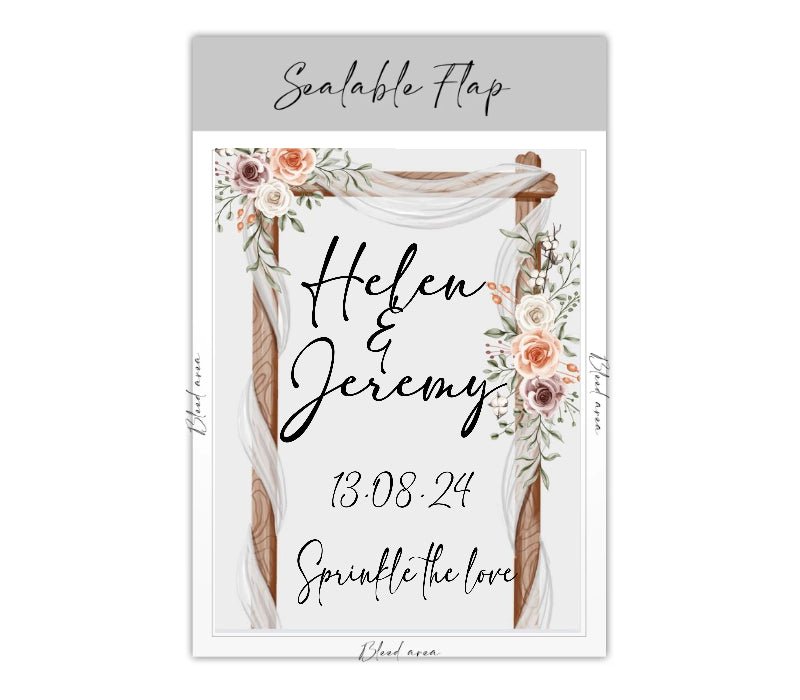 Personalised Confetti Packet - Online Designer - Confetti Bee