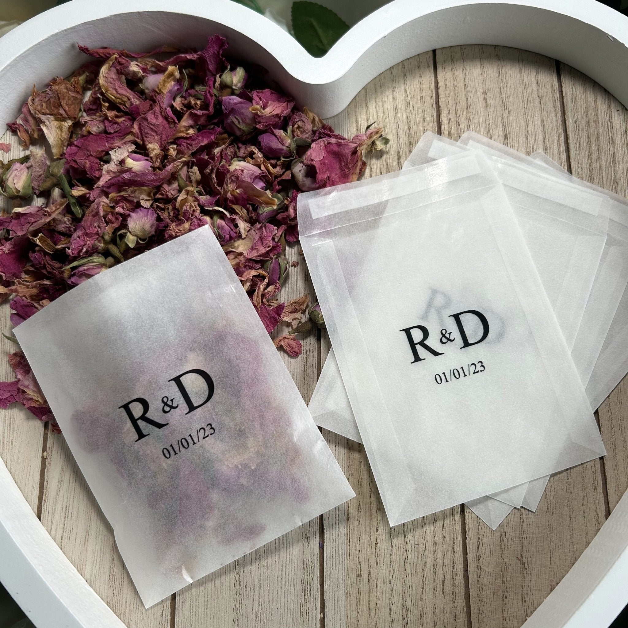 Confetti Sample Personalised Confetti Packet Glassine Sample – Confetti Bee
