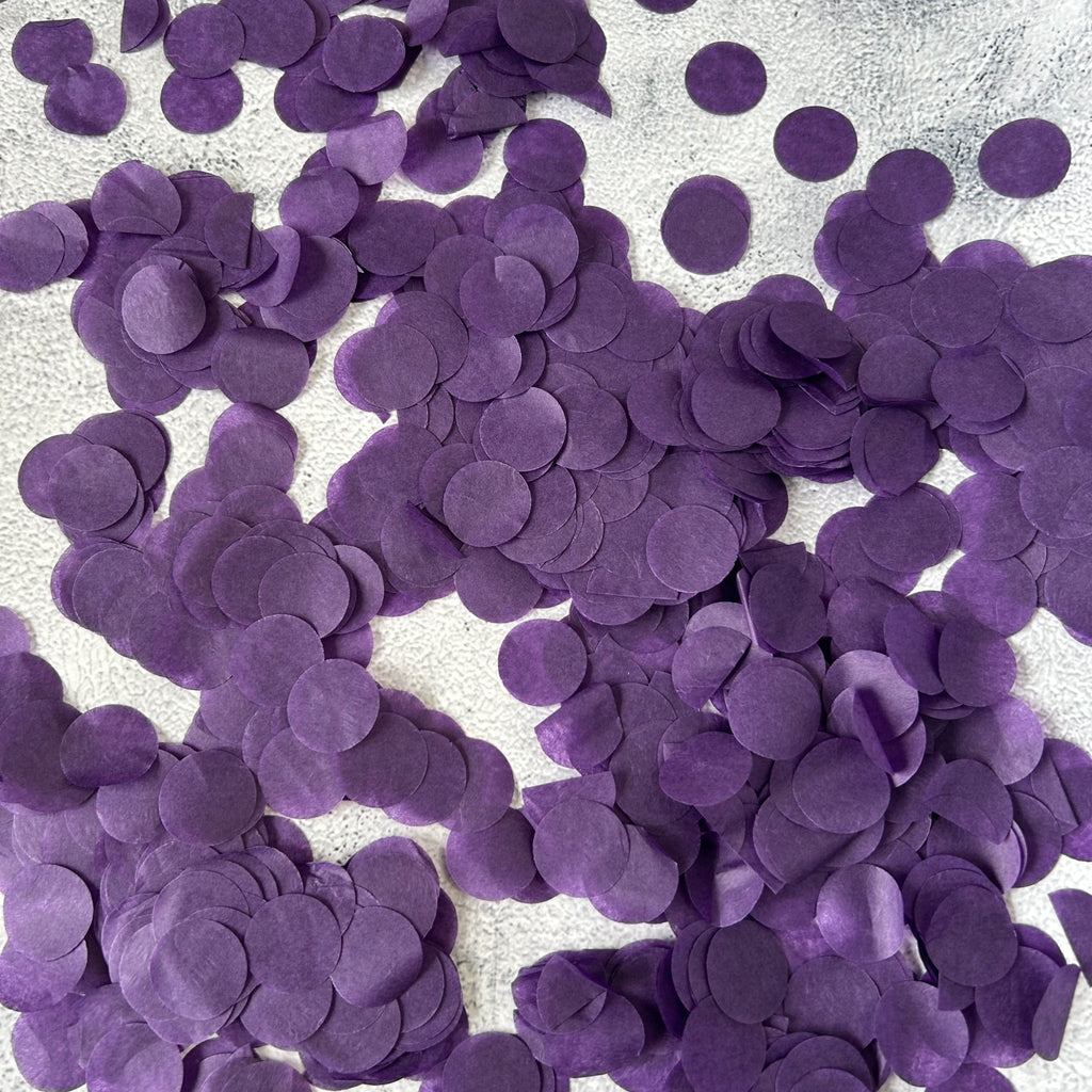 Purple Paper Confetti - Confetti Bee